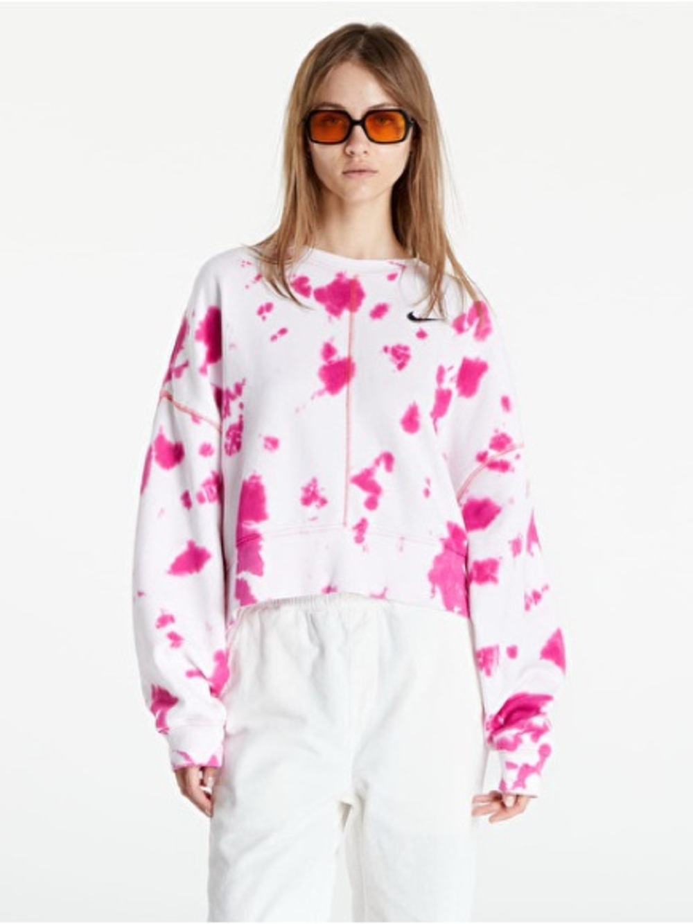 Nike Women's Fleece Tie-Dye Crew Sweatshirt